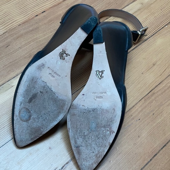 VC Signature by Vince Camuto All Leather Wedges with Ankle Strap - Picture 5 of 7